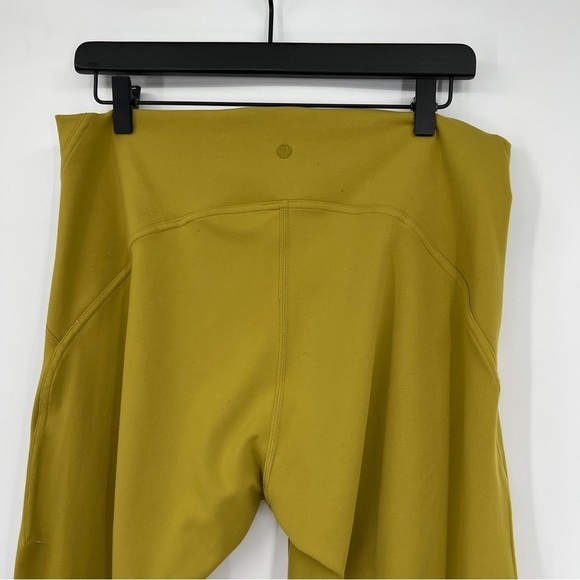 Lululemon Instill High Rise PullOn Bronze Green Moisture Wicking Stretch Legging - Picture 7 of 15